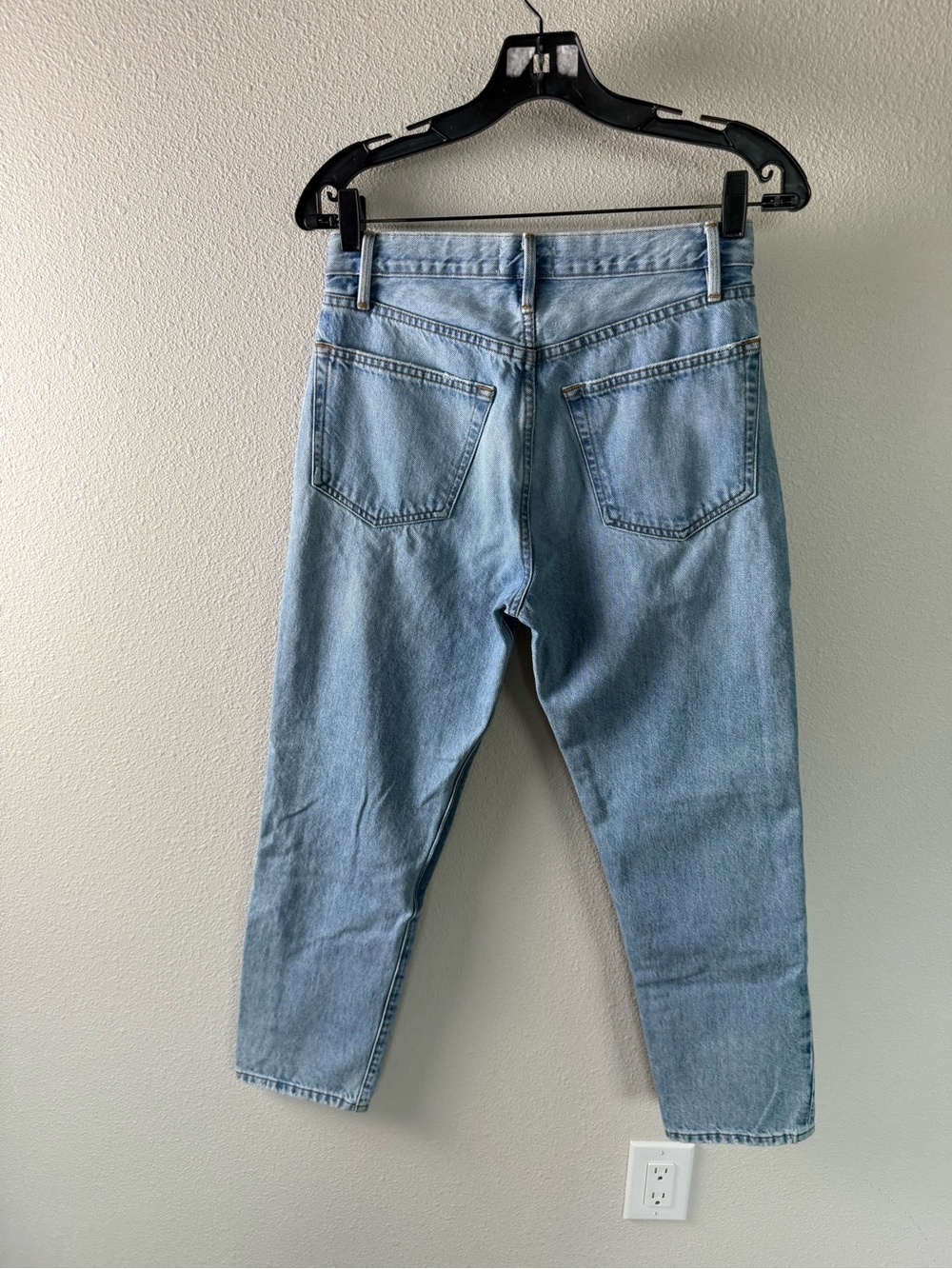 FRAME Le Original Straight Leg Jeans Patch Rework Denim Distressed Women’s 26 - Picture 9 of 11